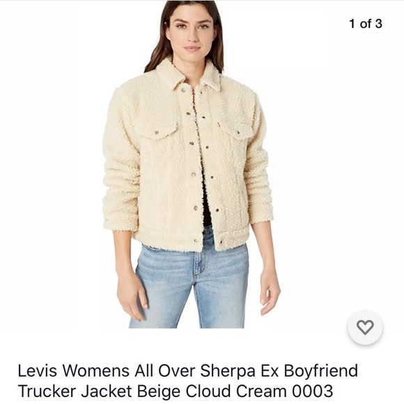 levis sherpa beige